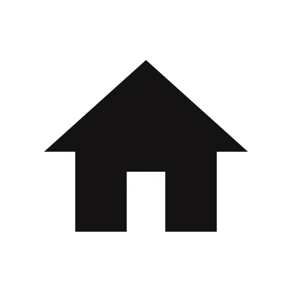 ホームのベクター アイコン 不動産 住宅のシンボル Web ホーム インタ フェースの分離の白い背景に署名します — ストックベクタ