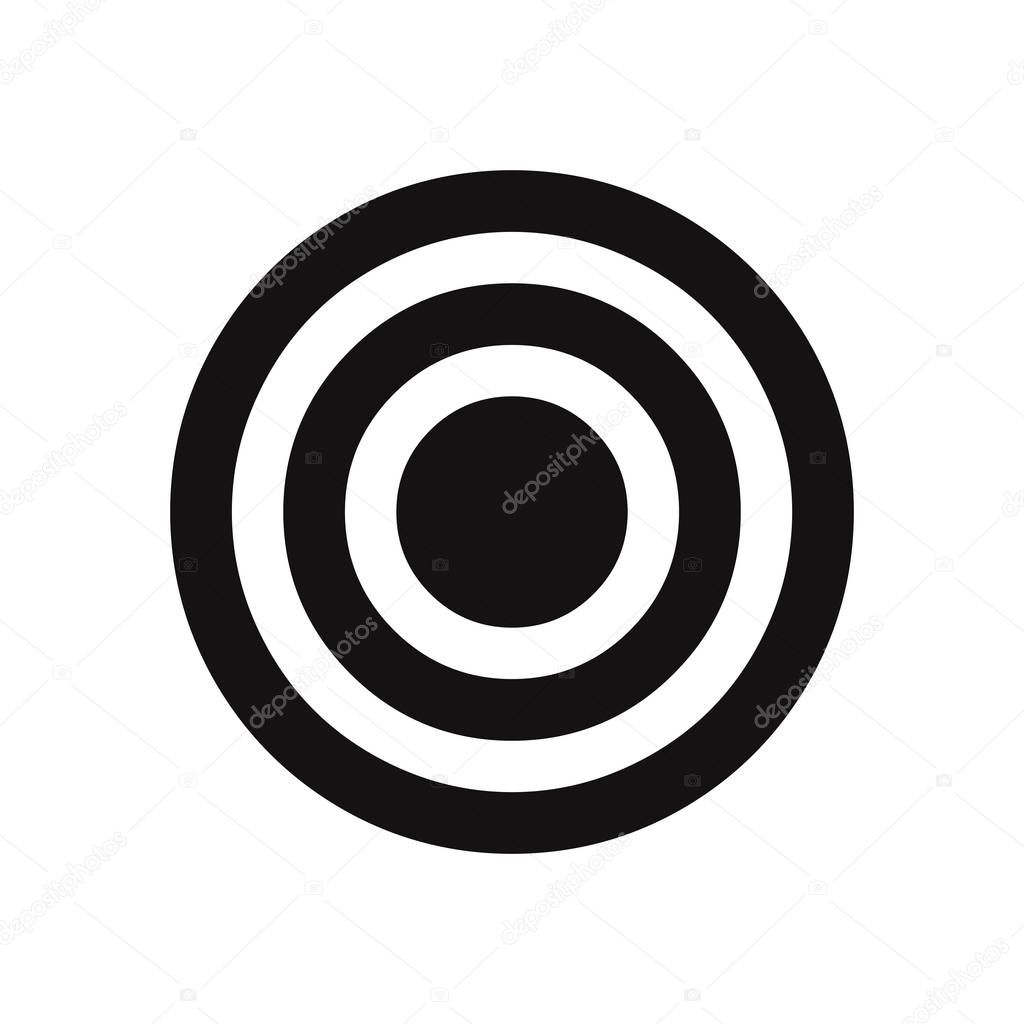 Bulls eye vector icon