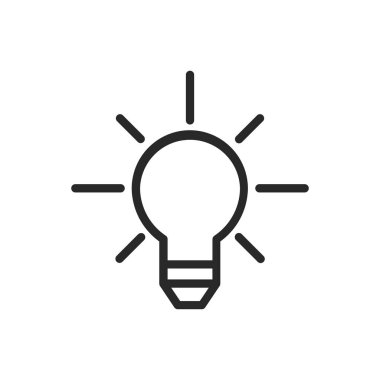 ampul vektör simgesi