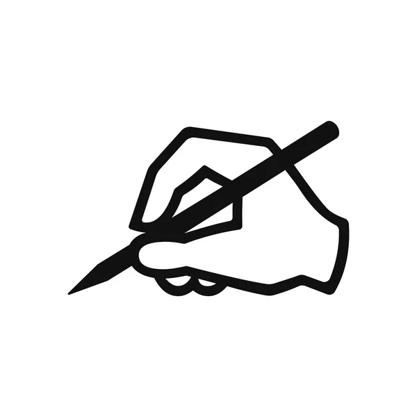 Handschrift-Vektor-Symbol im modernen Design-Stil für Website und — Stockvektor