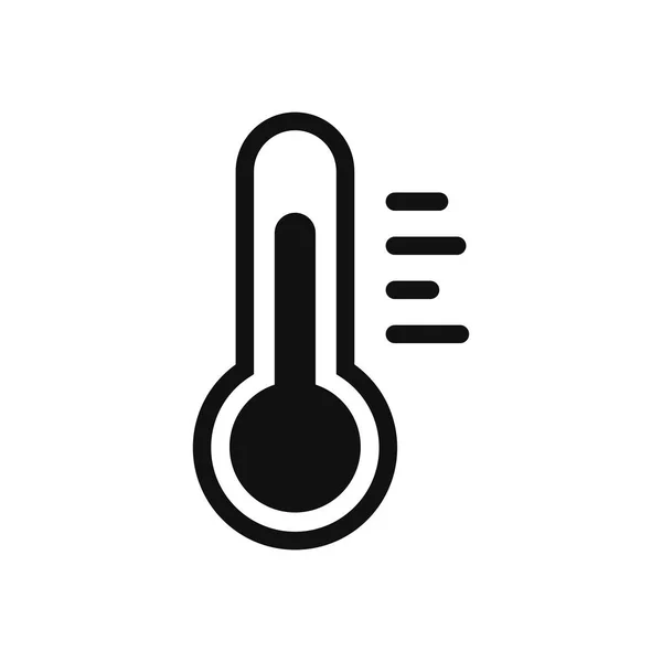 Hőmérséklet vektor ikon modern design stílus honlap és — Stock Vector