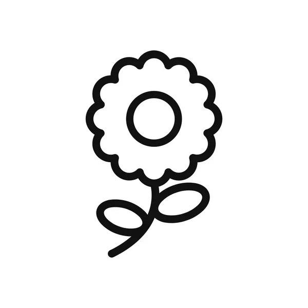 Blumenvektorsymbol im modernen Design-Stil für Website und mobil — Stockvektor