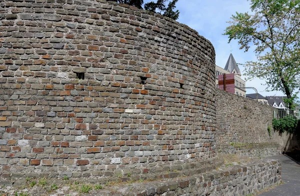 Rester Den Tidigare Romerska Stadsmuren Köln — Stockfoto