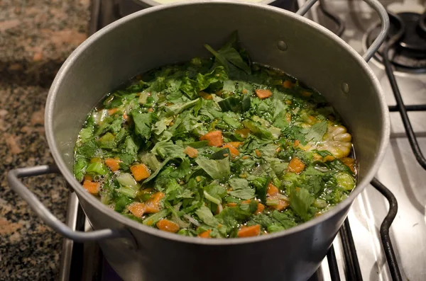 Preparing Vegetable Soup — Stock Photo, Image