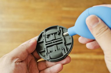 Temizlik bir objektif Fotoğrafçılık