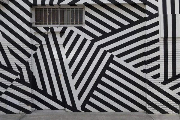 Lines Painted Wall — Stock Photo, Image