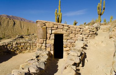 La Quebrada de Humahuaca eski yerli yapılar