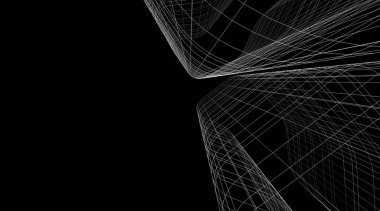 Ev kavramı kroki 3d çizim