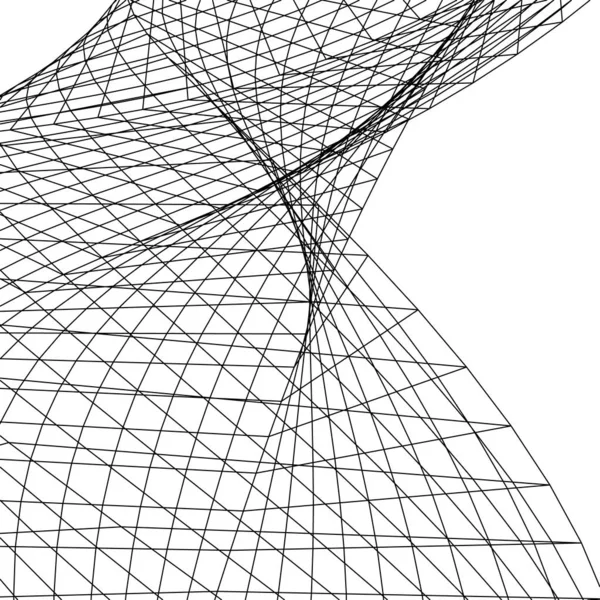 Soyut Geometrik Formlar Çizim — Stok fotoğraf