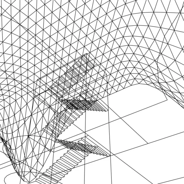 Resumo Formas Geométricas Ilustração — Fotografia de Stock
