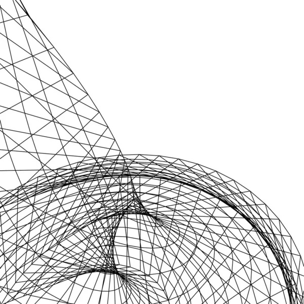 Absztrakt Geometrikus Formák Illusztráció — Stock Fotó