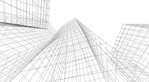 Abstracte Geometrische Vormen Illustratie — Stockfoto