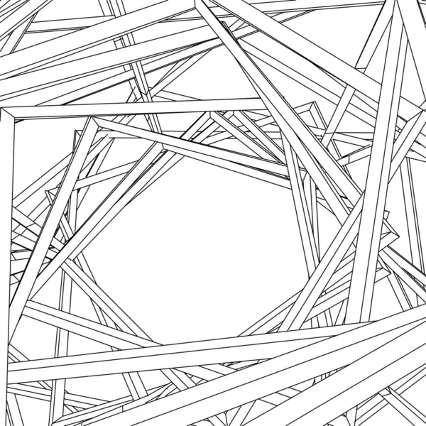 Abstrakcyjne Formy Geometrycznej Ilustracja — Zdjęcie stockowe