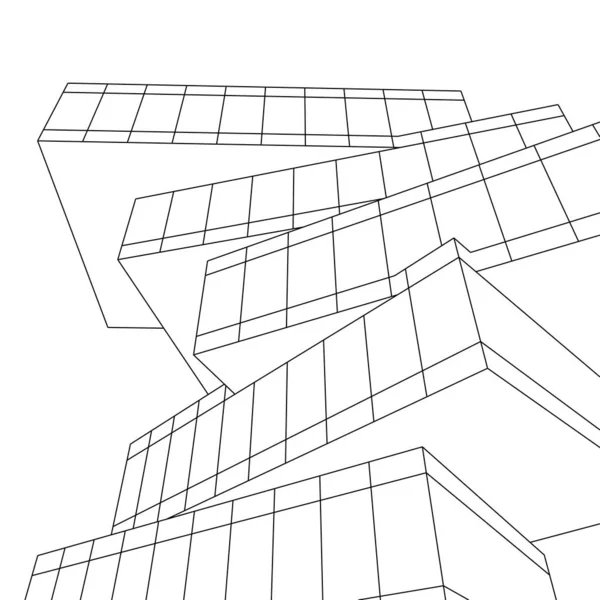 Resumo Formas Geométricas Ilustração — Fotografia de Stock