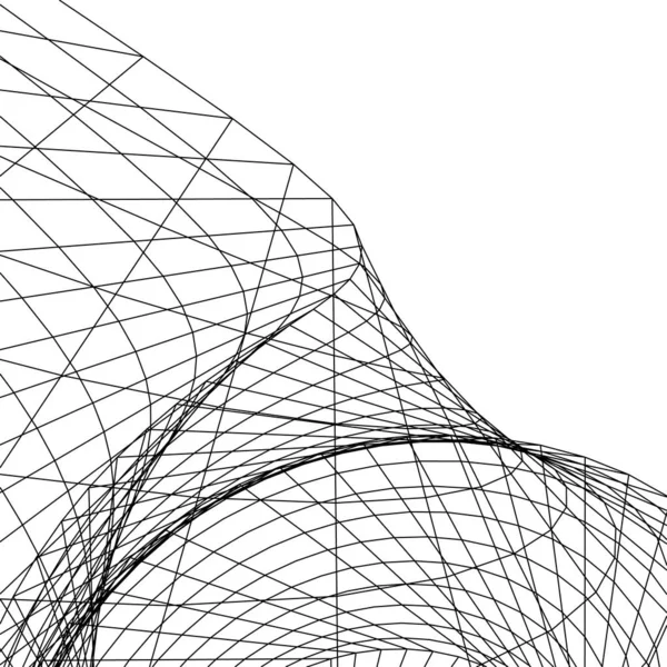 Absztrakt Geometrikus Formák Illusztráció — Stock Fotó