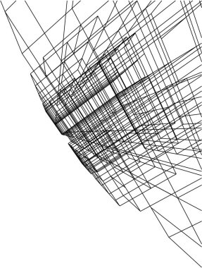 mimari yapı 3d çizim 