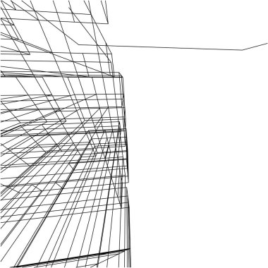 mimari yapı 3d çizim 