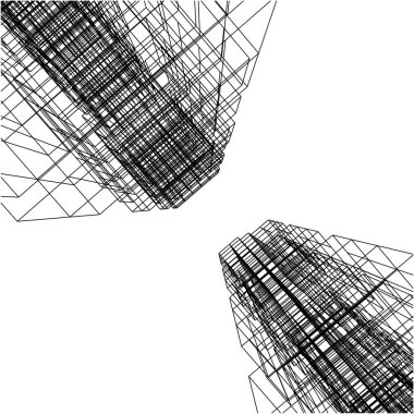 mimari yapı 3d çizim 