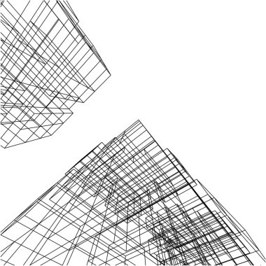 mimari yapı 3d çizim 