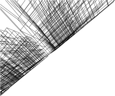 mimari yapı 3d çizim 