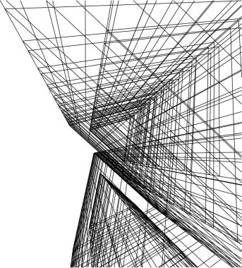 mimari yapı 3d çizim 