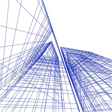 mimari yapı 3d çizim 