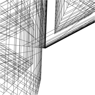 mimari yapı 3d çizim 