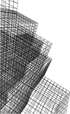 mimari yapı 3d çizim 