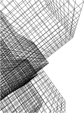 mimari yapı 3d çizim 