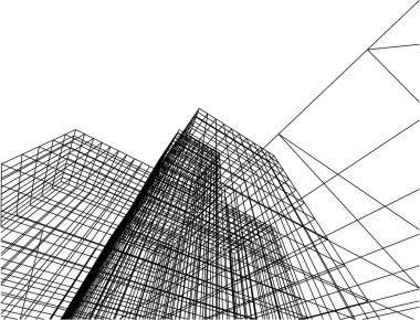 mimari yapı 3d çizim 