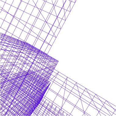 mimari yapı 3d çizim 