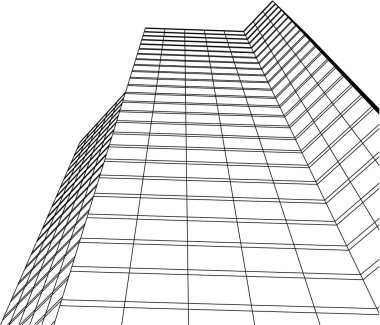fütüristik şehir gökdelenler arka plan 