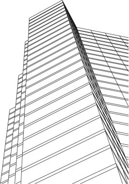 fütüristik şehir gökdelenler arka plan 