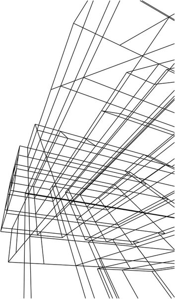 architecture building 3d illustration 