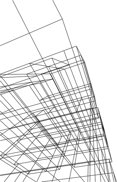 Arquitetura Edifício Ilustração —  Vetores de Stock