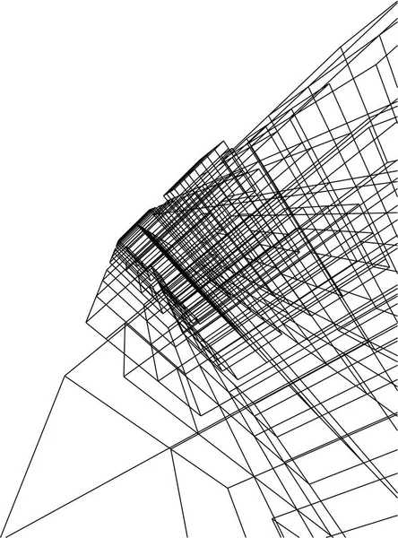 Arquitectura Edificio Ilustración — Archivo Imágenes Vectoriales