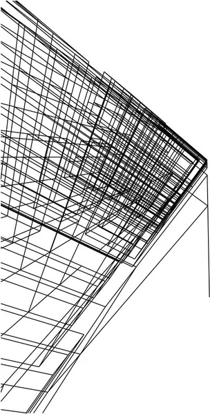 Arkitektur Byggnad Illustration — Stock vektor