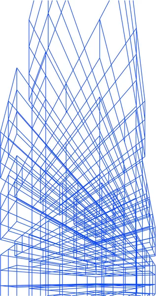 Arquitetura Edifício Ilustração —  Vetores de Stock