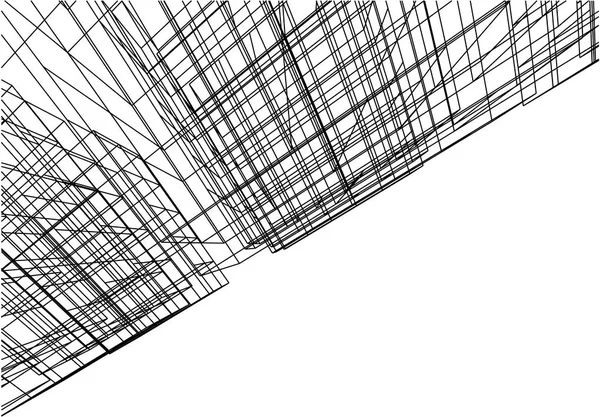 Arquitectura Edificio Ilustración — Archivo Imágenes Vectoriales