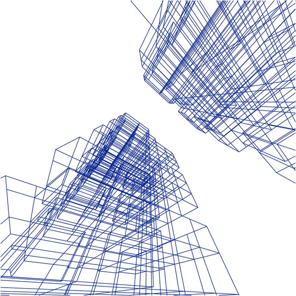 建築建物の — ストックベクタ