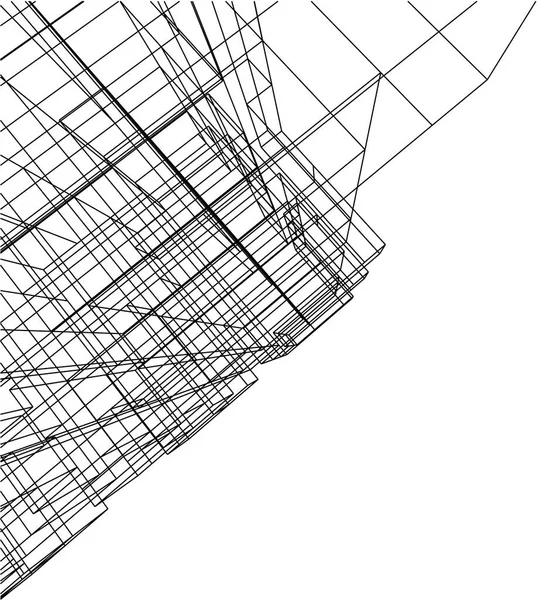 Arquitectura Edificio Ilustración — Archivo Imágenes Vectoriales