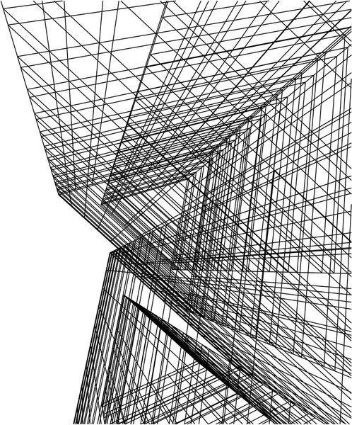 Arquitectura Edificio Ilustración — Archivo Imágenes Vectoriales