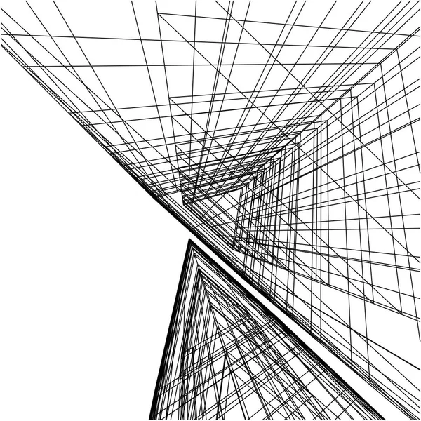 建筑建筑3D — 图库矢量图片