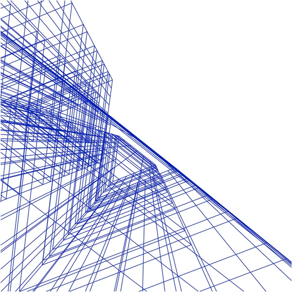 建筑建筑3D — 图库矢量图片