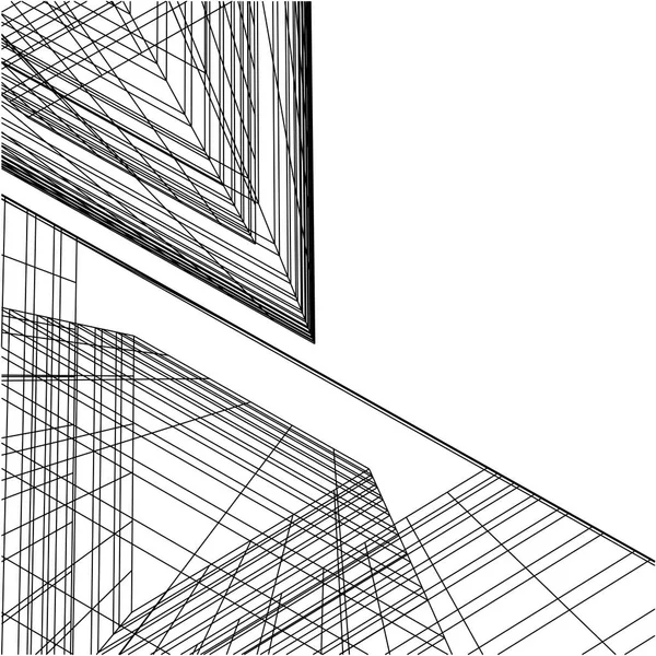 建筑建筑3D — 图库矢量图片