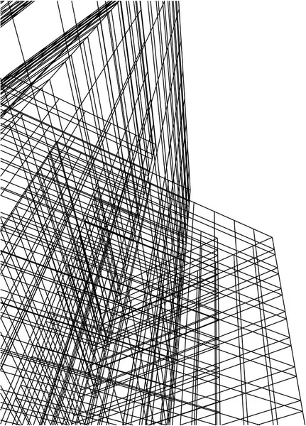 建筑建筑3D — 图库矢量图片