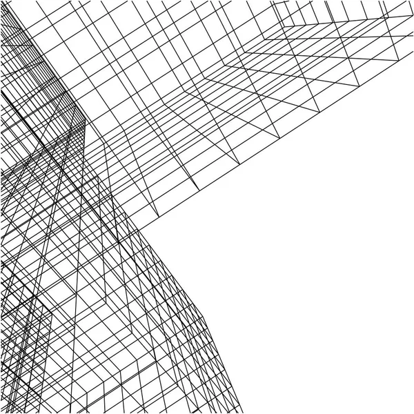 Architecture Bâtiment Illustration — Image vectorielle