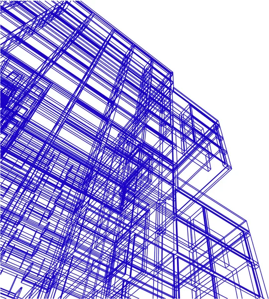 建筑建筑3D — 图库矢量图片