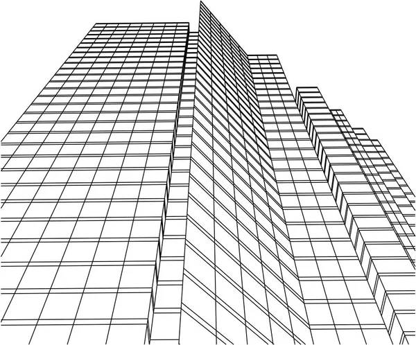 fütüristik şehir gökdelenler arka plan 