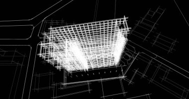 Şehir Mimarlık ve yapı 3D çizimi